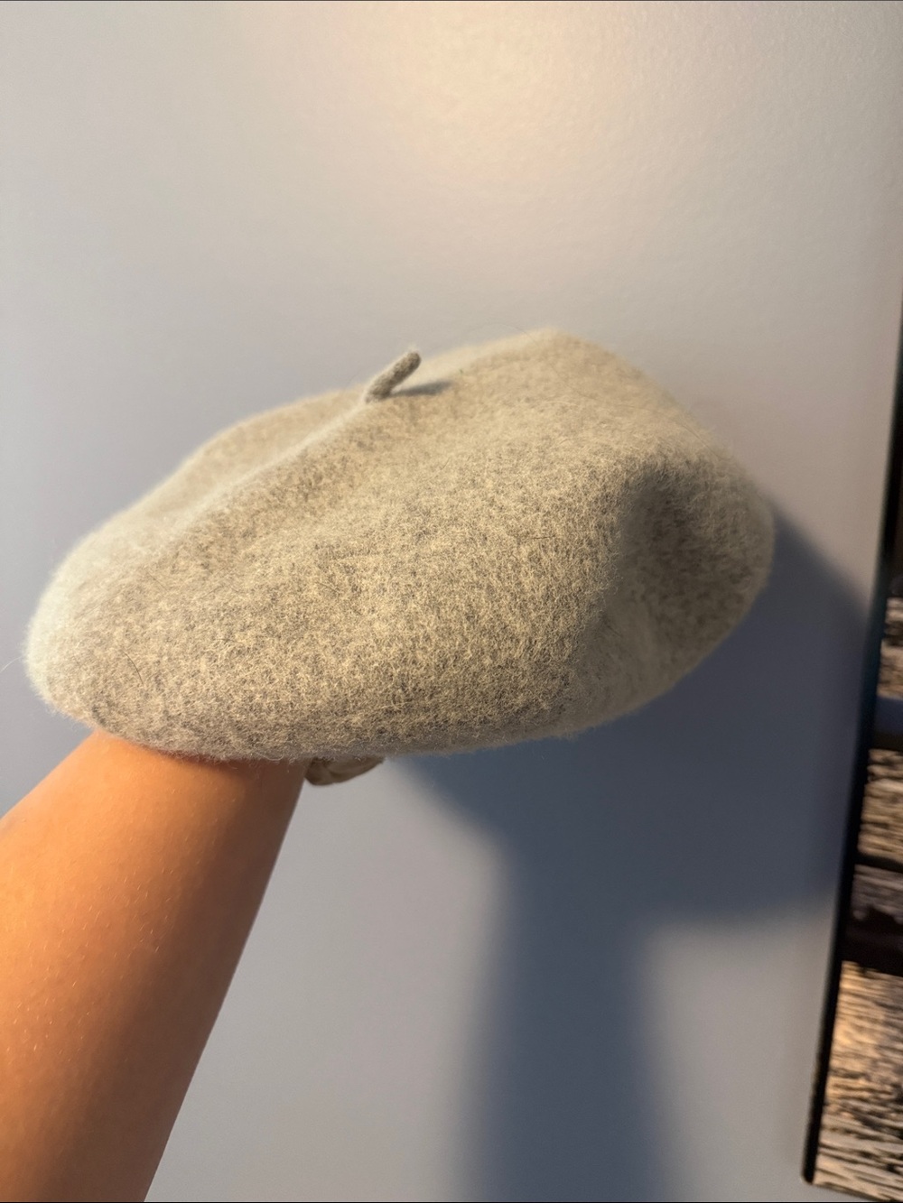 Ricki's Light Gray Wool Beret